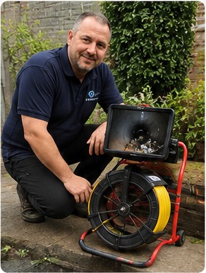 CCTV drain inspection for rats in drains